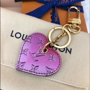 Louis Vuitton Valentines Heart Charm Key holder